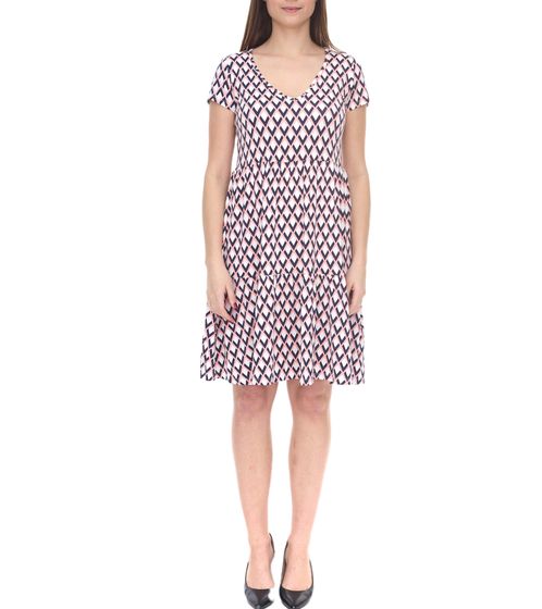 Laura Scott short-sleeved dress stylish women's summer dress with all-over graphic print 35539765 blue/pink