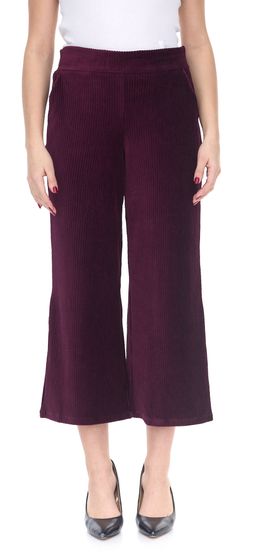 Aniston Casual pantalon en velours côtelé pour femme pantalon d'hiver culotte à enfiler 51295128 Bordeaux rouge