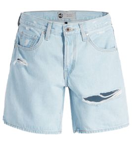 LEVI'S Silvertab Short pour femme au look détruit, pantalon en coton, short en jean A47170000 bleu