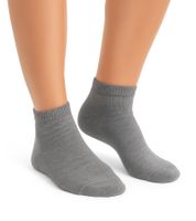 12 paia di calzini corti JACK & JONES, calzini da ginnastica, calze sportive, calzini in cotone 12260511 grigio