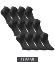 12 pairs of JACK & JONES Short Sock sneaker socks, sports socks, cotton quarter socks 12260511 in black, grey, white or a mix