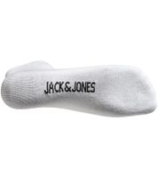 12 pairs of JACK & JONES Short Sock sneaker socks, sports socks, cotton quarter socks 12260511 in black, grey, white or a mix
