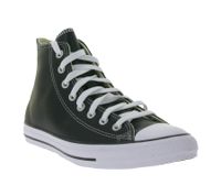 Converse Chuck Taylor All Star Mono Leather High Top Chucks Baskets rétro en cuir véritable pour hommes et femmes 132169C Blanc ou noir