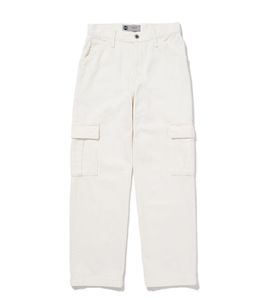 LEVI`S Silvertab Damen Baggy-Jeans mit Cargo-Taschen Baumwoll-Hose Loose-Fit A47080000 Beige