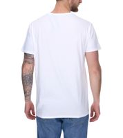 Ballin Est. 2013 Men's sustainable cotton shirt with logo print on the front Short sleeve shirt SH-REG-H050-WHT White