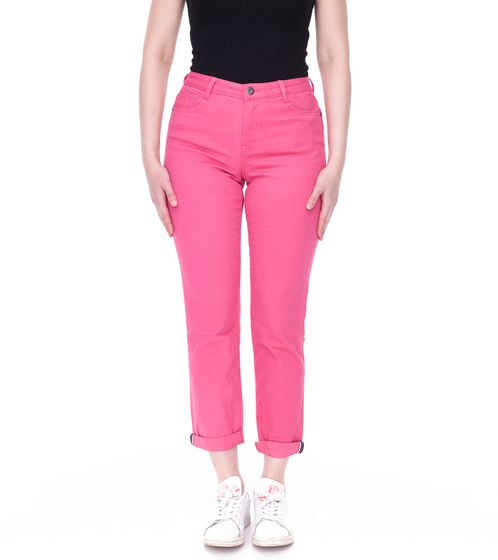 Alife and Kickin women's cotton trousers in 5-pocket style denim trousers 51977322 Pink