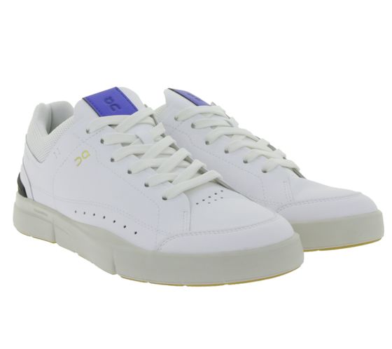 ON Running The Roger Centre Court Herren Freizeit-Sneaker im Tennis-Stil Alltags-Schuhe 48.99155 Weiß/Blau