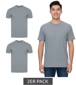 Pack de 2 t-shirts homme PUMA, chemise en coton, chemises col rond, chemise basique 683509 01 gris