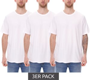 3er Pack PUMA Herren Baumwoll-Shirt T-Shirts Rundhals-Shirt Basic-Shirt 678256 01 Weiß 3er Pack PUMA Herren Baumwoll-Shirt T-Shirts Rundhals-Shirt Basic-Shirt 678256 01 Weiß