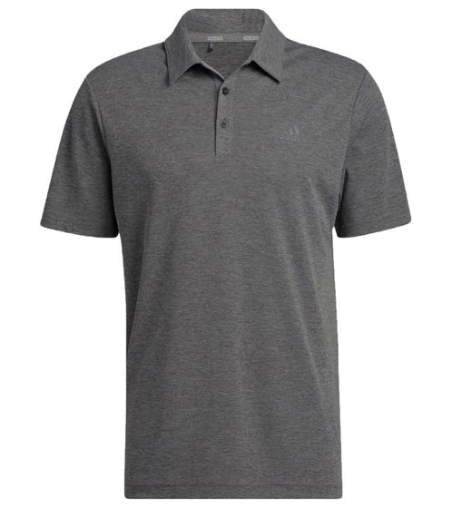 adidas Drive Polo Heather Herren Polo-Shirt mit AeroReady nachhaltiges Sport Golf-Hemd H56773 Anthrazit