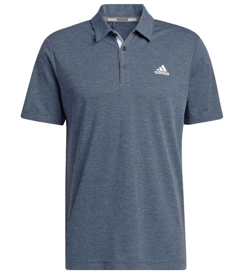 adidas Drive Polo Heather Herren Polo-Shirt mit AeroReady nachhaltiges Sport Golf-Hemd H56775 Navy