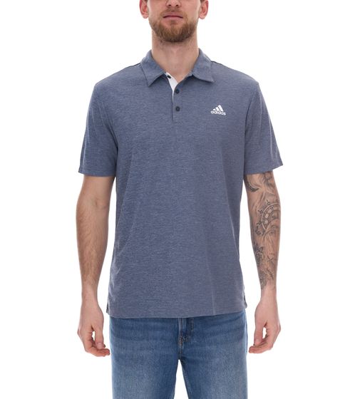 adidas Drive Polo Heather Men's Polo Shirt with AeroReady Sustainable Sports Golf Shirt H56775 Navy