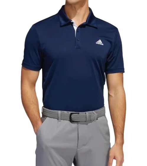 adidas Drive Polo Herren Polo-Shirt mit AeroReady nachhaltiges Golf-Hemd Training H56781 Navy