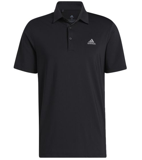 adidas Ultimate365 Herren Polo-Shirt mit Kent-Kragen Kurzarm-Shirt Golf-Hemd GM4014 Schwarz