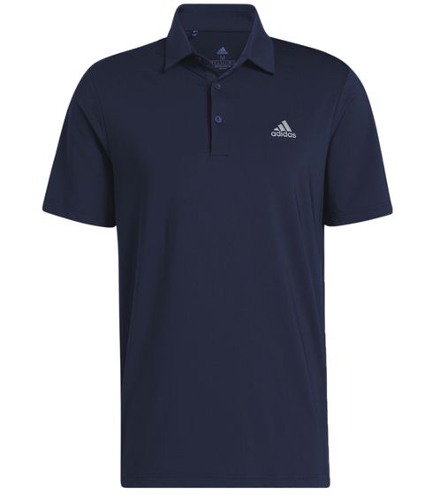 adidas Ultimate365 Herren Polo-Shirt mit Kent-Kragen Kurzarm-Shirt Golf-Hemd GM4133 Blau