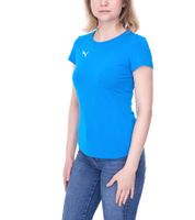 PUMA TeamGoal23 Damen T-Shirt Sport-Shirt Baumwoll-Shirt mit Logo-Patch Fitness-Shirt 657085 Grau, Rot, Blau oder Schwarz PUMA TeamGoal23 Damen T-Shirt Sport-Shirt Baumwoll-Shirt mit Logo-Patch Fitness-Shirt 657085 Grau, Rot, Blau oder Schwarz