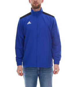 adidas REGISTA 18 Herren Trainings-Jacke mit CLIMALITE Technologie aus recyceltem Materialien Sport-Jacke DY8487 Blau