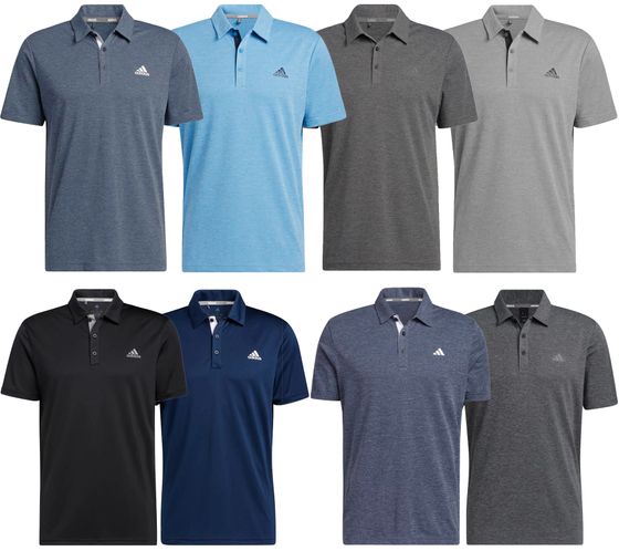 adidas Drive Polo oder Drive Polo Heather Herren Polo-Shirt mit AeroReady nachhaltiges Sport Golf-Hemd in Grau, Blau, Schwarz