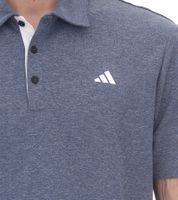 adidas Drive Polo or Drive Polo Heather men's polo shirt with AeroReady sustainable sports golf shirt in gray, blue, black
