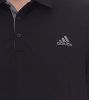 adidas Drive Polo or Drive Polo Heather men's polo shirt with AeroReady sustainable sports golf shirt in gray, blue, black