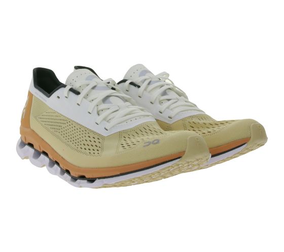 ON Running Cloudboom Damen Sportschuhe mit CloudTec-Dämpfung Sneaker mit Speedboard 37.99596 Beige/Bunt