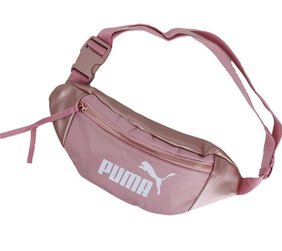 PUMA Core Waistbag Damen Bauchtasche mit Metallic-Besatz Gürteltasche 078218 01 Rosa