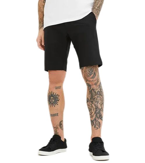 stylische Herren Sommer-Bermuda kurze wasserabweisende Outdoor-Shorts 915702 Schwarz