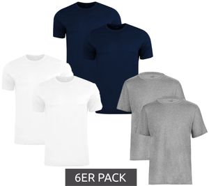 6er Pack PUMA Base Kinder Sport-Shirt für Jungen & Mädchen nachhaltiges Baumwoll T-Shirt mit Logo 678577 Grau, Dunkelblau oder Weiß 6er Pack PUMA Base Kinder Sport-Shirt für Jungen & Mädchen nachhaltiges Baumwoll T-Shirt mit Logo 678577 Grau, Dunkelblau oder Weiß