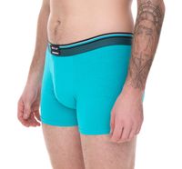 Lot de 2 boxers rétro homme REPLAY sous-vêtements en coton noir/turquoise ou noir/bleu