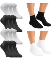 24 pairs of JACK & JONES Short Sock sneaker socks, sports socks, cotton quarter socks, economy pack 12260511 in black, grey, white or a mix 24 pairs of JACK & JONES Short Sock sneaker socks, sports socks, cotton quarter socks, economy pack 12260511 in black, grey, white or a mix
