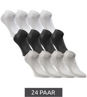 24 pairs of JACK & JONES Short Sock sneaker socks, sports socks, cotton quarter socks, economy pack 12260511 in black, grey, white or a mix 24 pairs of JACK & JONES Short Sock sneaker socks, sports socks, cotton quarter socks, economy pack 12260511 in black, grey, white or a mix