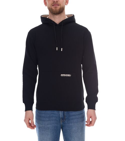 JACK & JONES Elegacy men's hoodie hooded sweater cotton sweater 12256534 black