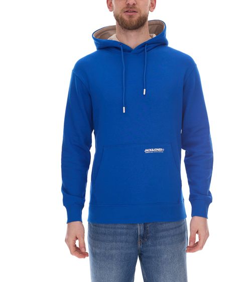 JACK & JONES Elegacy Men's Hoodie Hooded Sweater Cotton Sweater 12256534 Blue