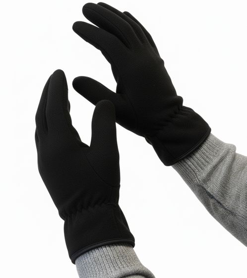 ZWILLINGSHERZ guanti in pile per uomo e donna guanti invernali guanti con dita 4605H K232123 M10 nero ZWILLINGSHERZ guanti in pile per uomo e donna guanti invernali guanti con dita 4605H K232123 M10 nero