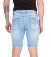 jean stretch décontracté pour homme bermuda short en jean coupe ample au look vintage tendance 956411 bleu
