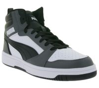 PUMA Rebound V6 high-top sneaker sustainable women's and men's sneakers with Softfoam+ basketball 392326 in black/white or grey/white PUMA Rebound V6 high-top sneaker sustainable women's and men's sneakers with Softfoam+ basketball 392326 in black/white or grey/white
