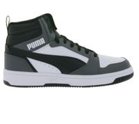 PUMA Rebound V6 high-top sneaker sustainable women's and men's sneakers with Softfoam+ basketball 392326 in black/white or grey/white PUMA Rebound V6 high-top sneaker sustainable women's and men's sneakers with Softfoam+ basketball 392326 in black/white or grey/white
