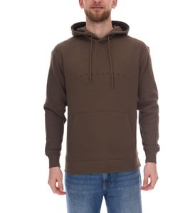 JACK & JONES Star Sweat men's hooded sweater with logo print cotton hoodie 12233972 brown