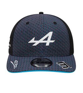 NEW ERA ALPINE Formel 1 F1 Ocon Herren Snapback mit gesticktem Alpine-Logo Freizeit-Cap 60357907 Schwarz/Blau/Rot