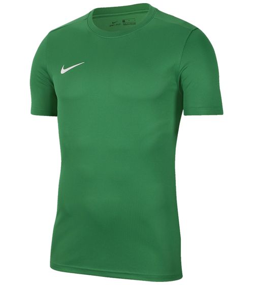 NIKE Park VII Herren Trainings-Shirt mit Dri-FIT-Technologie Sport T-Shirt nachhaltiges Kurzarm-Trikot BV6708-302 Grün