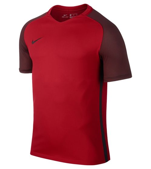 NIKE Revolution IV Jersey Herren Sport-Trikot mit Dri-FIT-Technologie Fußball Kurzarm-Shirt 833017-657 Rot