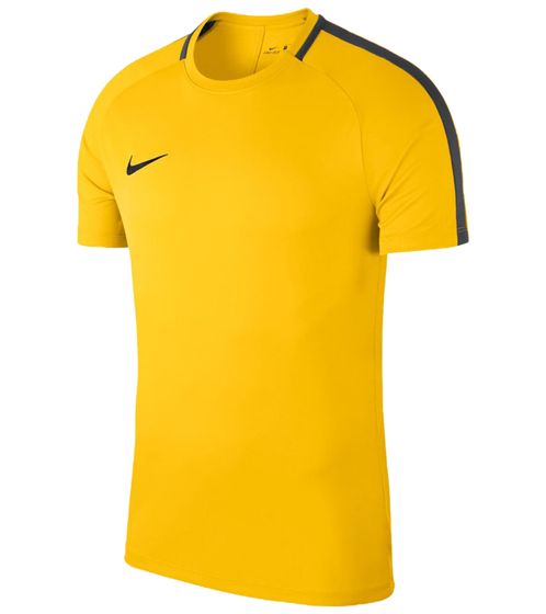 NIKE Dry Academy 18 Herren Trainings-Shirt mit Dri-FIT-Technologie Sport-Trikot Kurzarm-Shirt 893693-719 Gelb