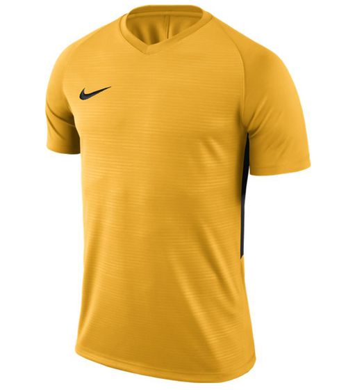 NIKE Tiempo Herren Sport-Shirt atmungsaktives Trainings-Trikot 894230-739 Gelb