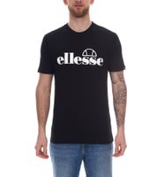 ellesse Fuenti T-Shirt Herren Baumwoll-Shirt mit Logo-Print Sport-Shirt SHP16469 Schwarz ellesse Fuenti T-Shirt Herren Baumwoll-Shirt mit Logo-Print Sport-Shirt SHP16469 Schwarz