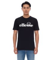 Camiseta ellesse Fuenti Hombre Camisa de algodón con logo estampado Camiseta deportiva SHP16469 Negro