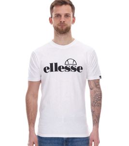 ellesse Fuenti T-Shirt Herren Baumwoll-Shirt mit Logo-Print Sport-Shirt SHP16469 Weiß ellesse Fuenti T-Shirt Herren Baumwoll-Shirt mit Logo-Print Sport-Shirt SHP16469 Weiß