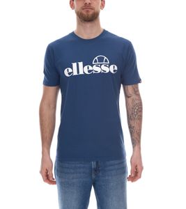 ellesse Fuenti T-Shirt Herren Baumwoll-Shirt mit Logo-Print Sport-Shirt SHP16469 Blau ellesse Fuenti T-Shirt Herren Baumwoll-Shirt mit Logo-Print Sport-Shirt SHP16469 Blau
