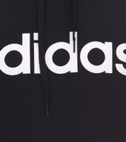 adidas Essentials French Terry Linear Logo Hoodie pull durable pour hommes avec poche kangourou GK9066 bleu ou noir