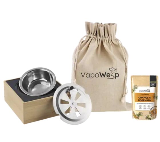 VapoWesp Räucherbox aus Bambus Insekten-Schutz bekannt aus Höhle der Löwen GREEN INNOVATOR 2023 Wespen-Schutz Outdoor 0064052 Braun/Schwarz