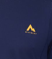 McKinley Haloy M chemise d'entraînement pour hommes en matière Dry Plus, chemise de sport, chemise de fitness 421810 bleu/pétrole ou bleu foncé